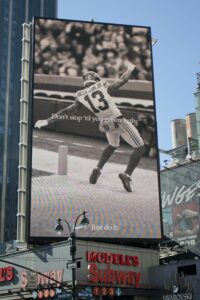 Print Ad for Nike of Football Player