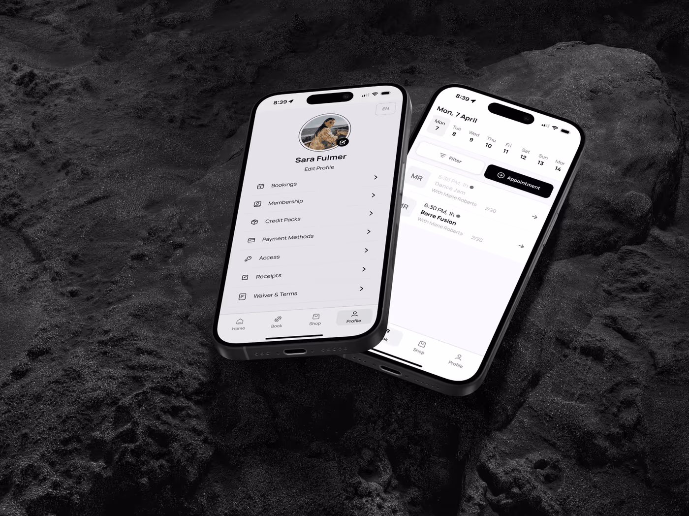 Laramie Fitness member app, built by Mondo